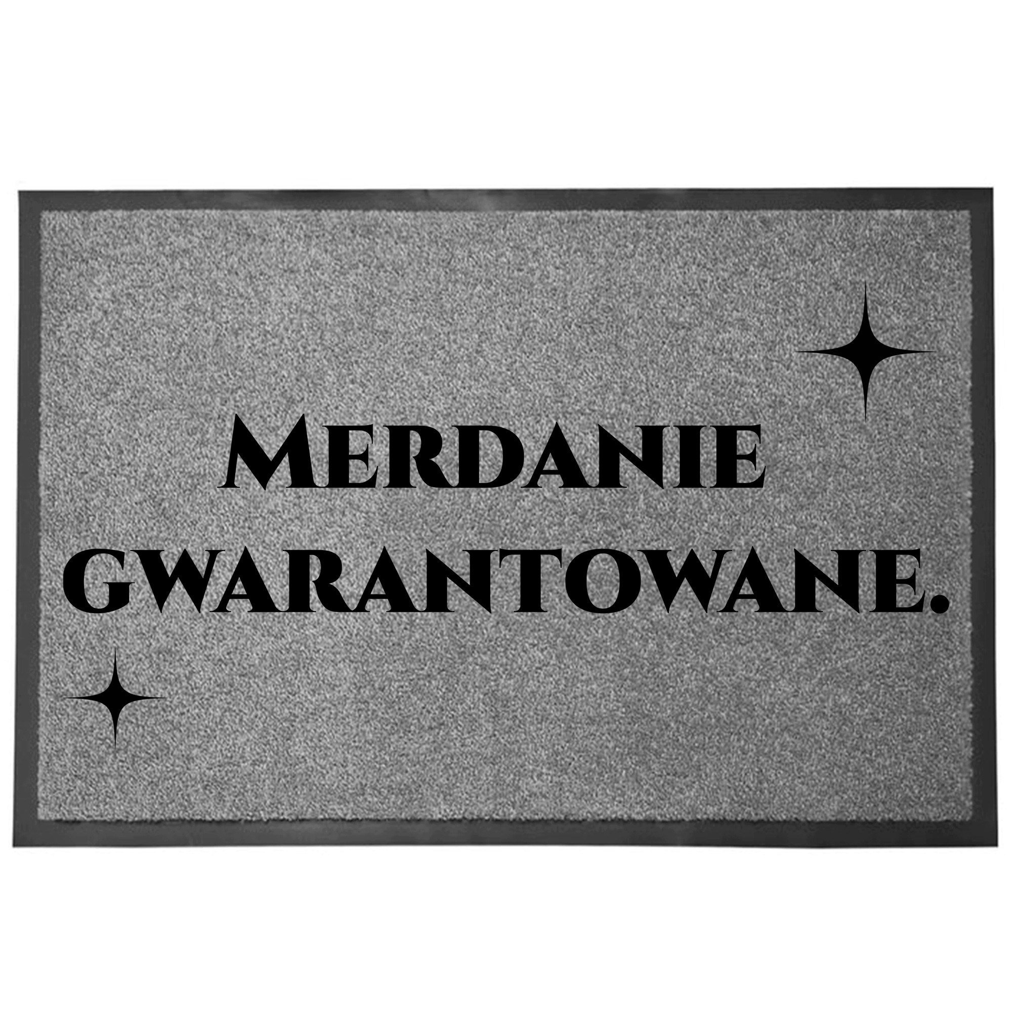 Wycieraczka Wejściowa Szara 40x60cm Zabawna Pod Drzwi Z Humorem Merdanie