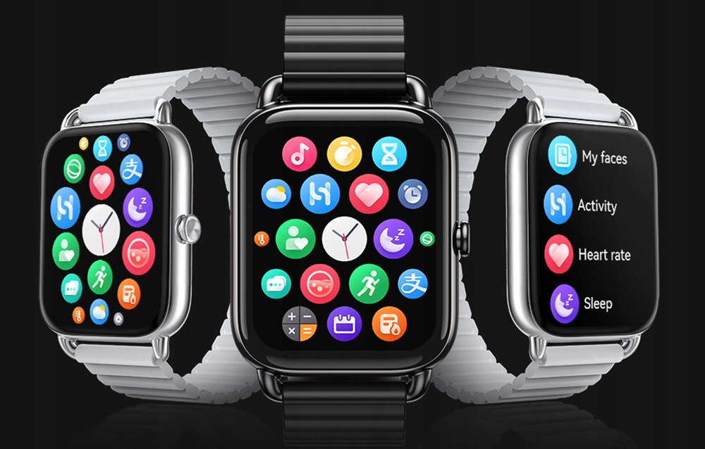 Smartwatch HAYLOU RS4 Plus czarny AMOLED 1,78" SpO2 IP68 - OUTLET Transmisja danych brak