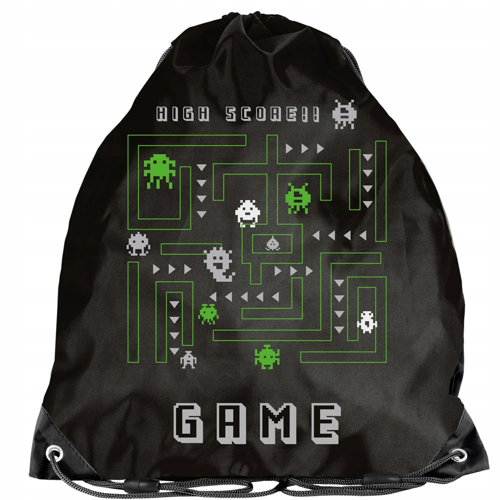 WOREK SZKOLNY NA BUTY OBUWIE WF DLA CHŁOPCA PIKSELE GRA PIXELE