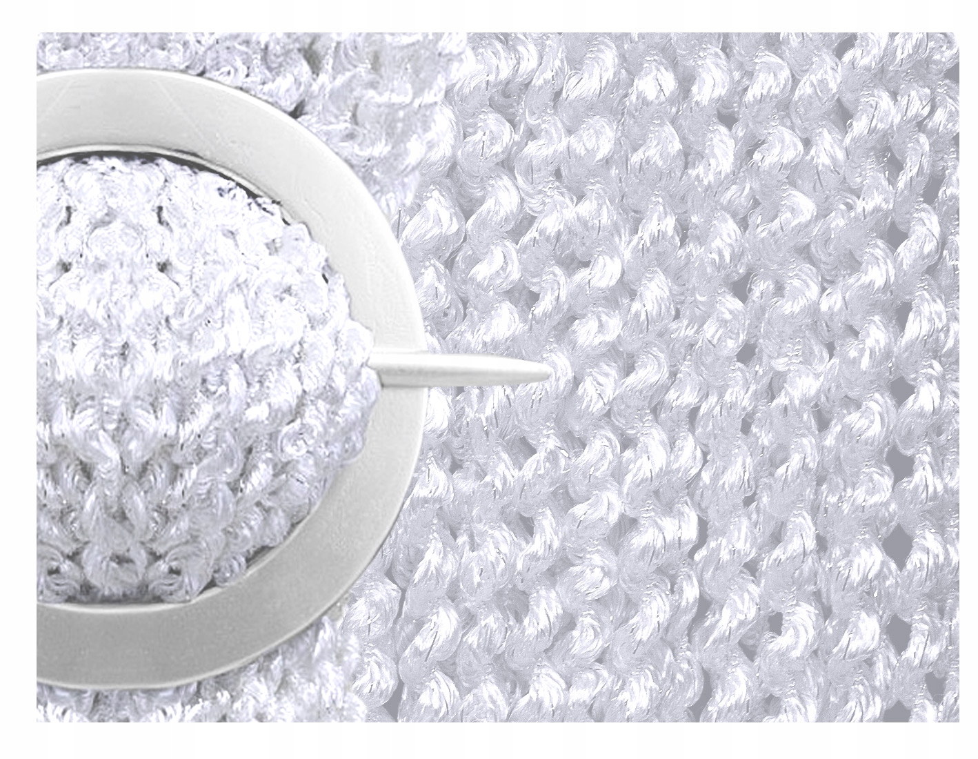 

Firanka Gotowa Makaron Świderek 250X300 Srebro Nić