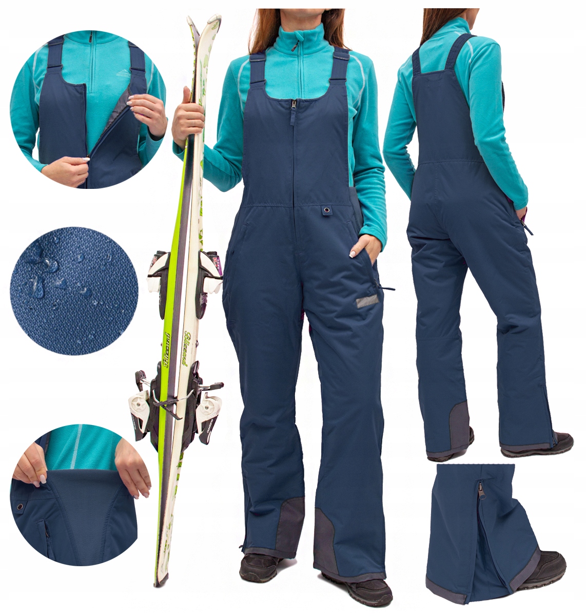 Spodnie Narciarskie damskie ocieplane L 40 /31