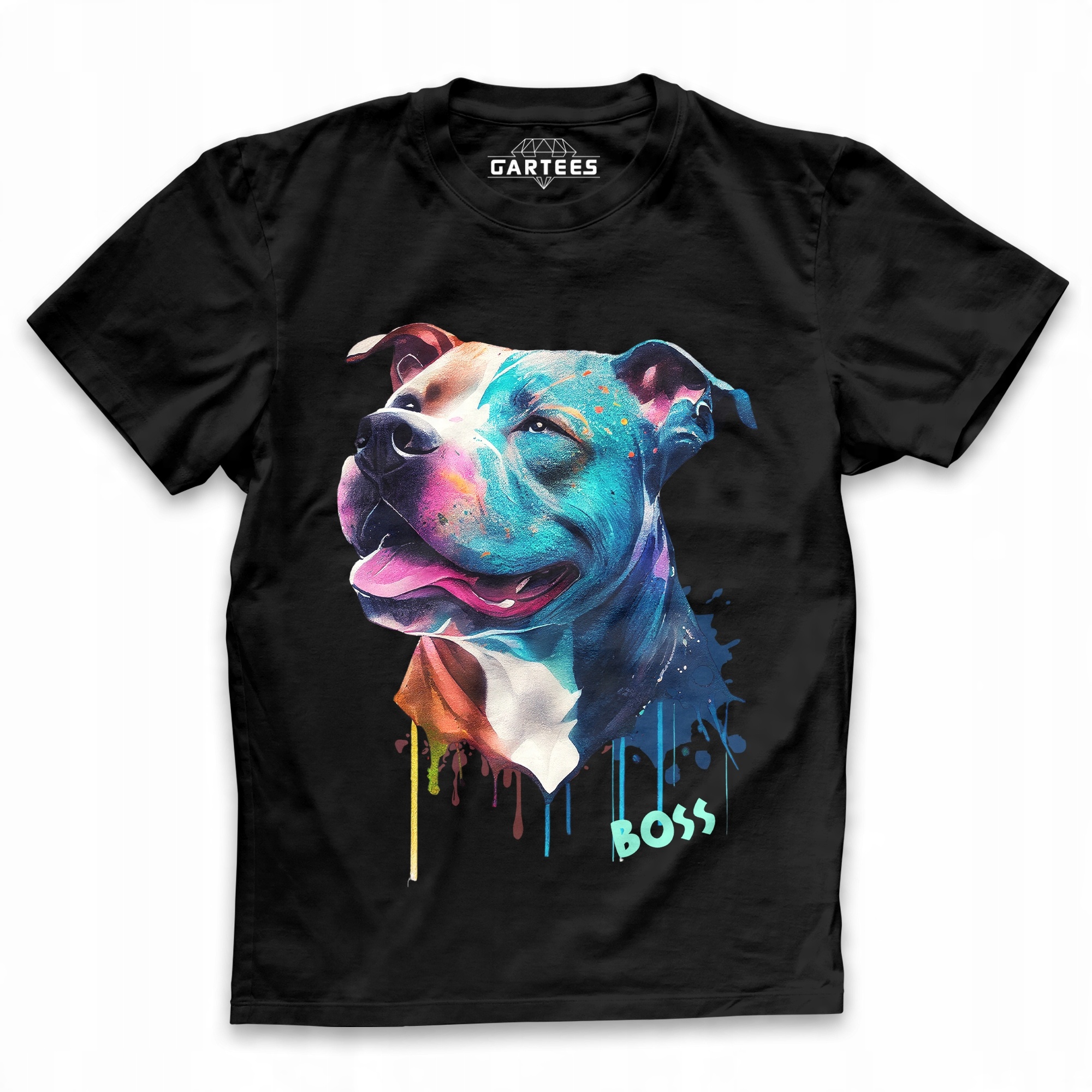 

Koszulka Męska Mój Ukochany Pies Pitbull Imię Psa