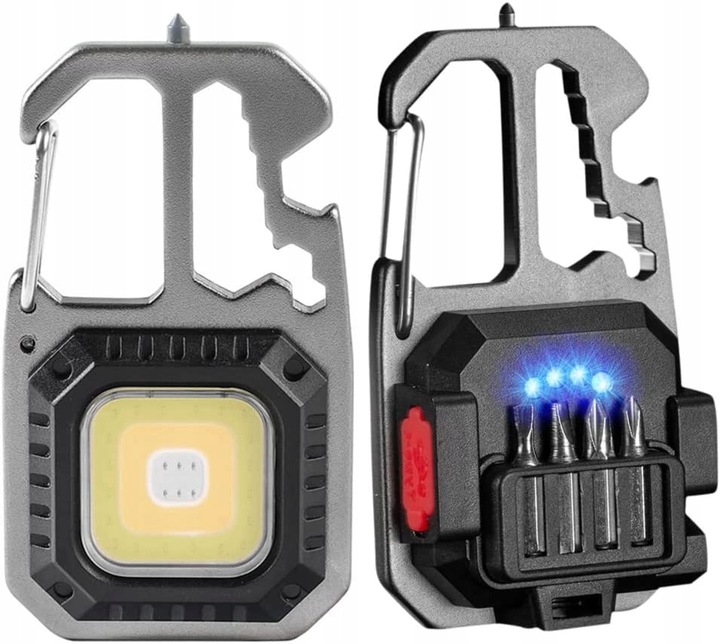 HIT LATARKA PRZENOŚNA CZERWONE BIAŁE ŻÓŁTE ŚWIATŁO BRELOK WIELOFUNKCYJNY EAN (GTIN) 0767738506210