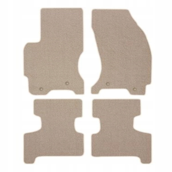 Jaguar X-Type 2001 - 2009 dywaniki welurowe BEŻ PREM