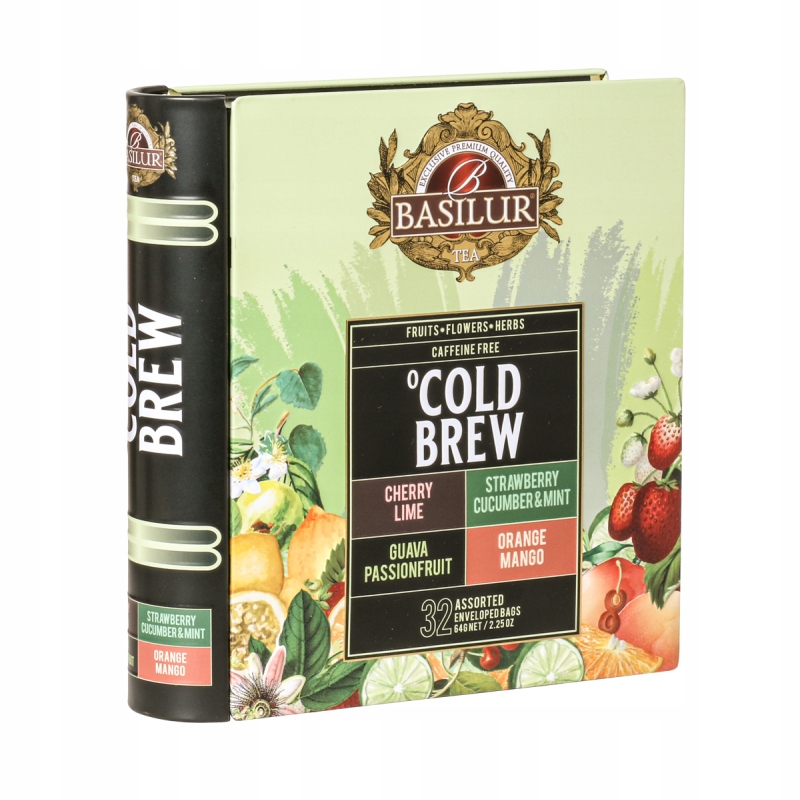 Cold Brew Set ovocných čajů s Pomerančem Třešní a Limetkou 32 x 2 g