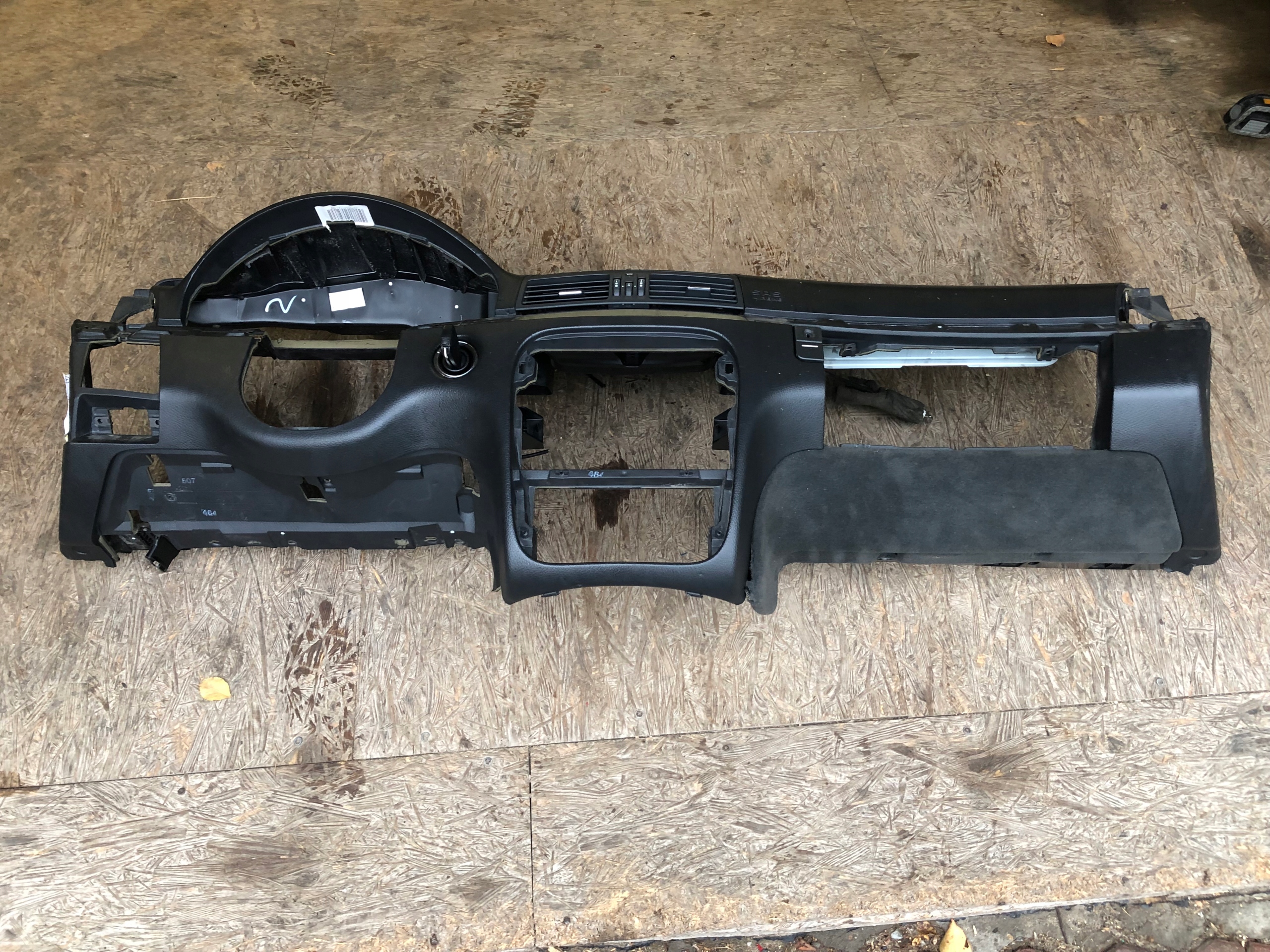 MERCEDES W220 console cockpit dashboard airbag airbag