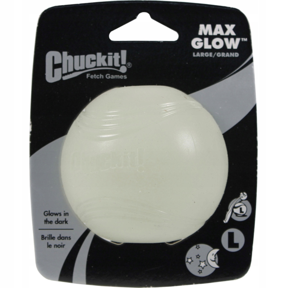 

Chuckit Max Glow Ball dla psa L zabawka piłka