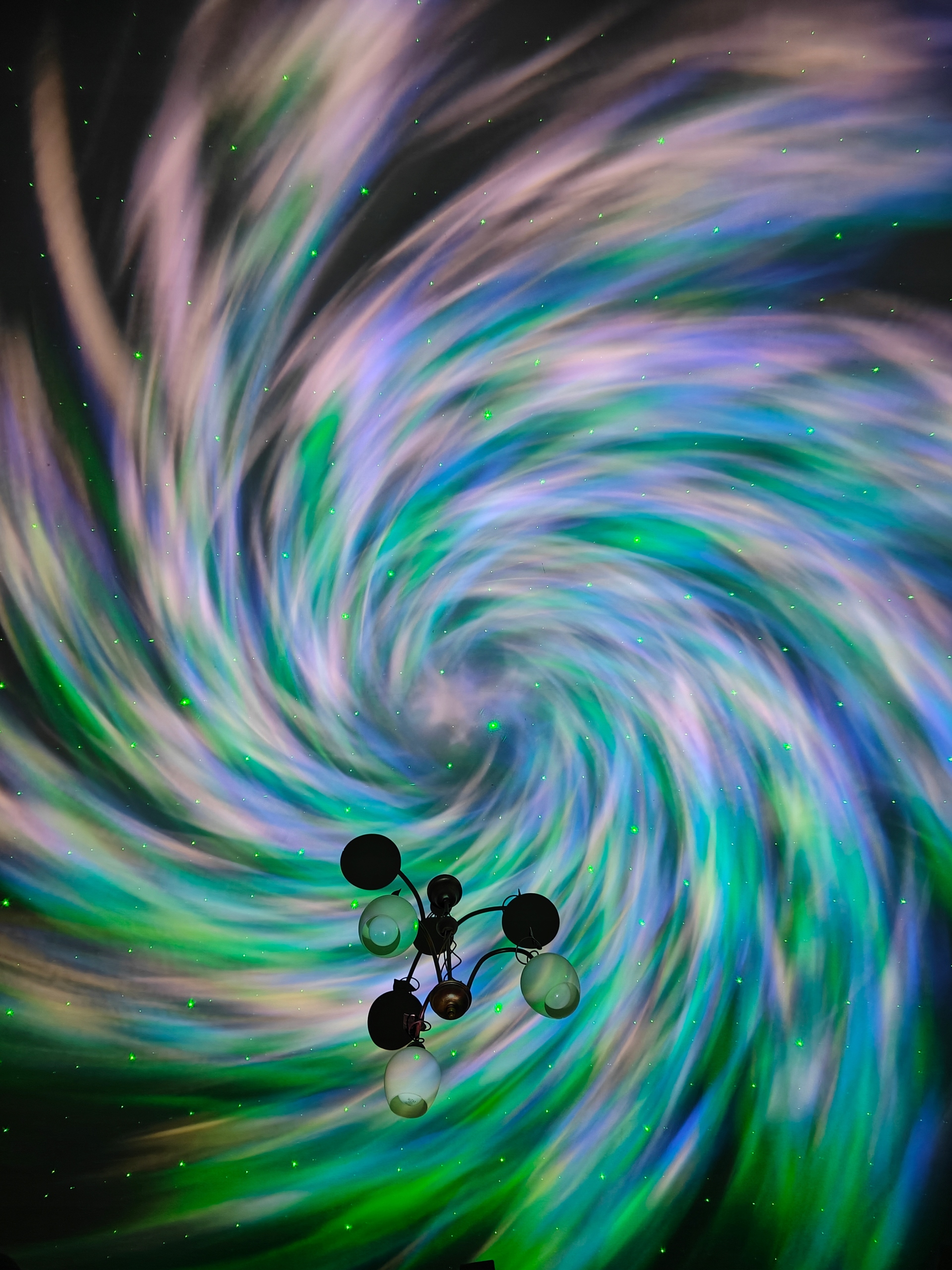 PROJEKTOR GWIAZD LAMPKA NOCNA RZUTNIK LED DO SYPIALNI DLA DZIECI NA PREZENT Barwa światła wielokolorowy