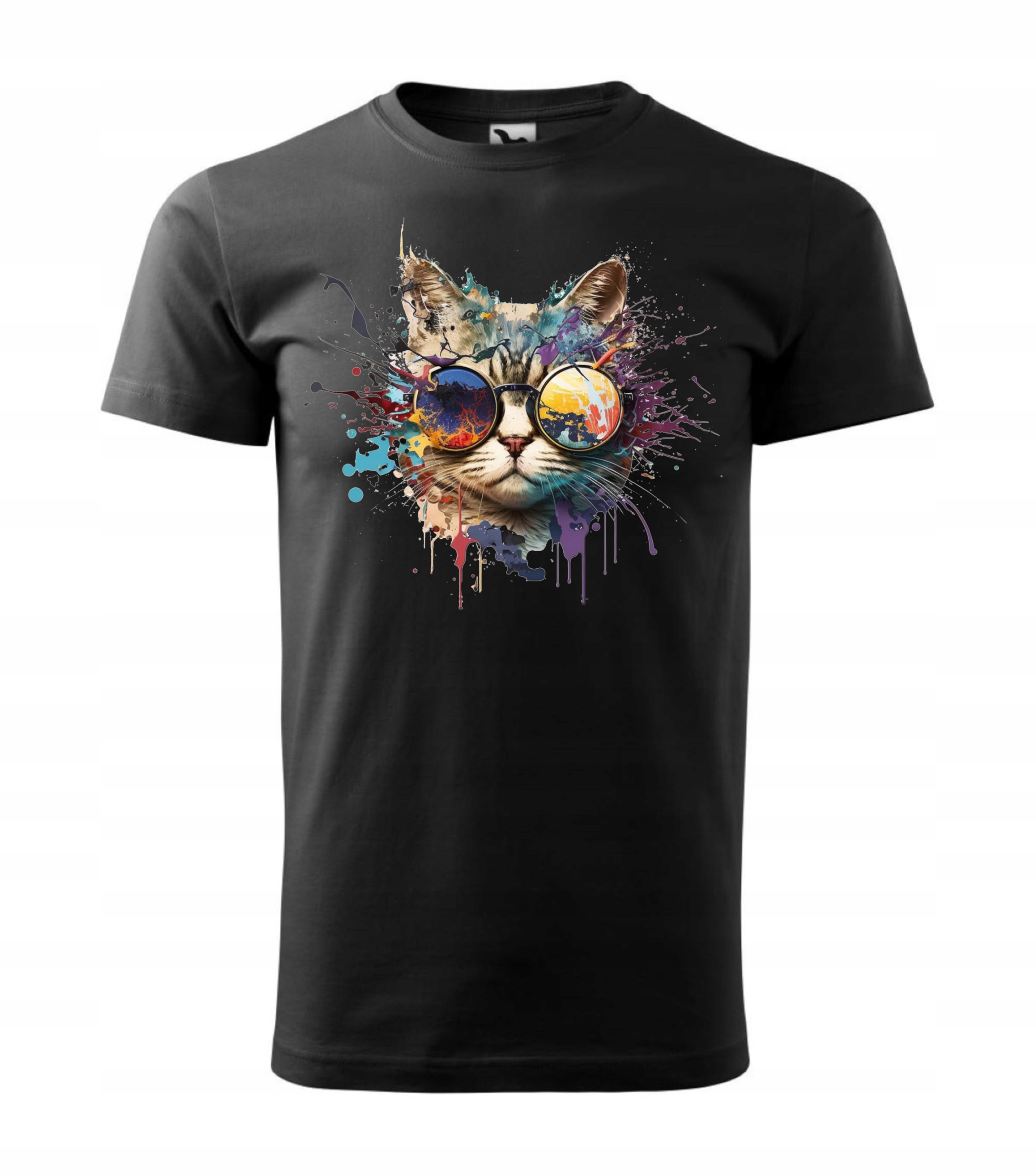 

Koszulka Z Kotem Męska Kot Tshirt XL