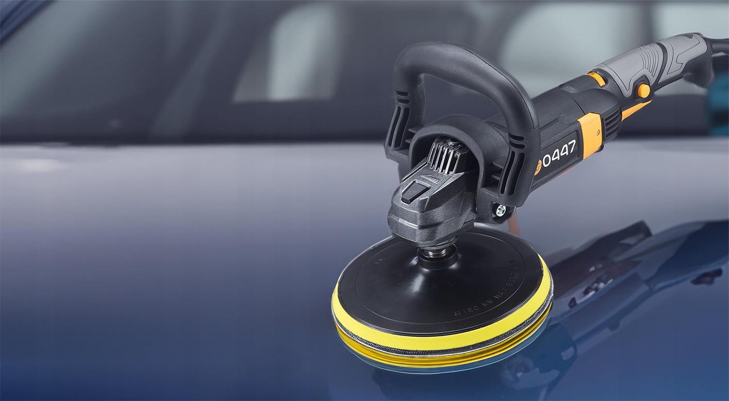 POLERKA SAMOCHODOWA SZLIFIERKA 4x GĄBKA+ PASTA POLERSKA MENZERNA MP Majster Moc 2600 W