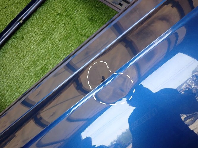 VW POLO 17- Tür rechts hinten heck