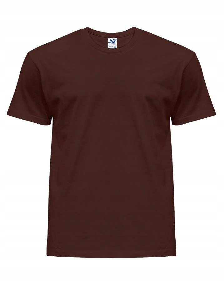 

T Shirty męskie Bawełna czekol. Jhk 2XL