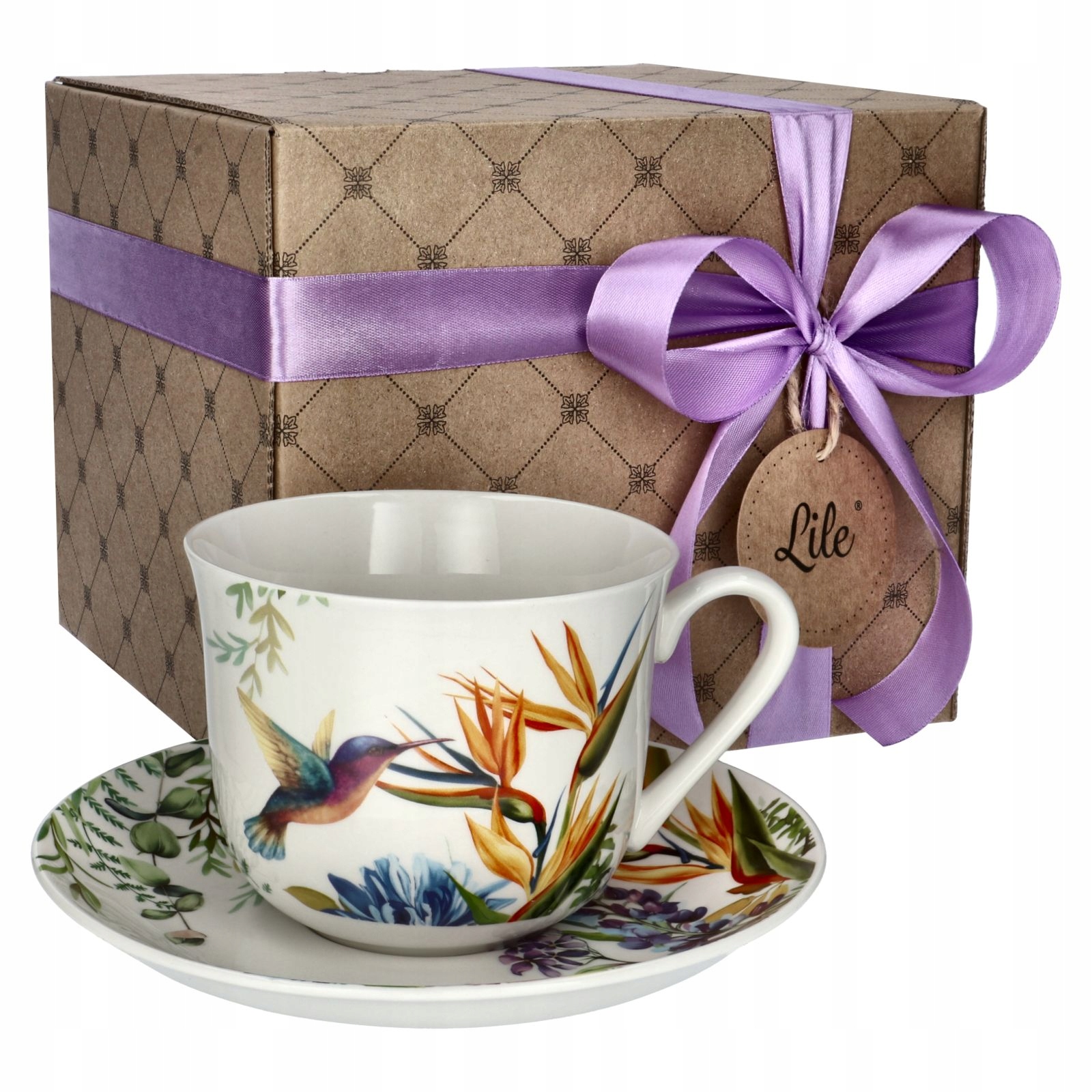 

Filiżanka ze spodkiem porcelanowa 395ml