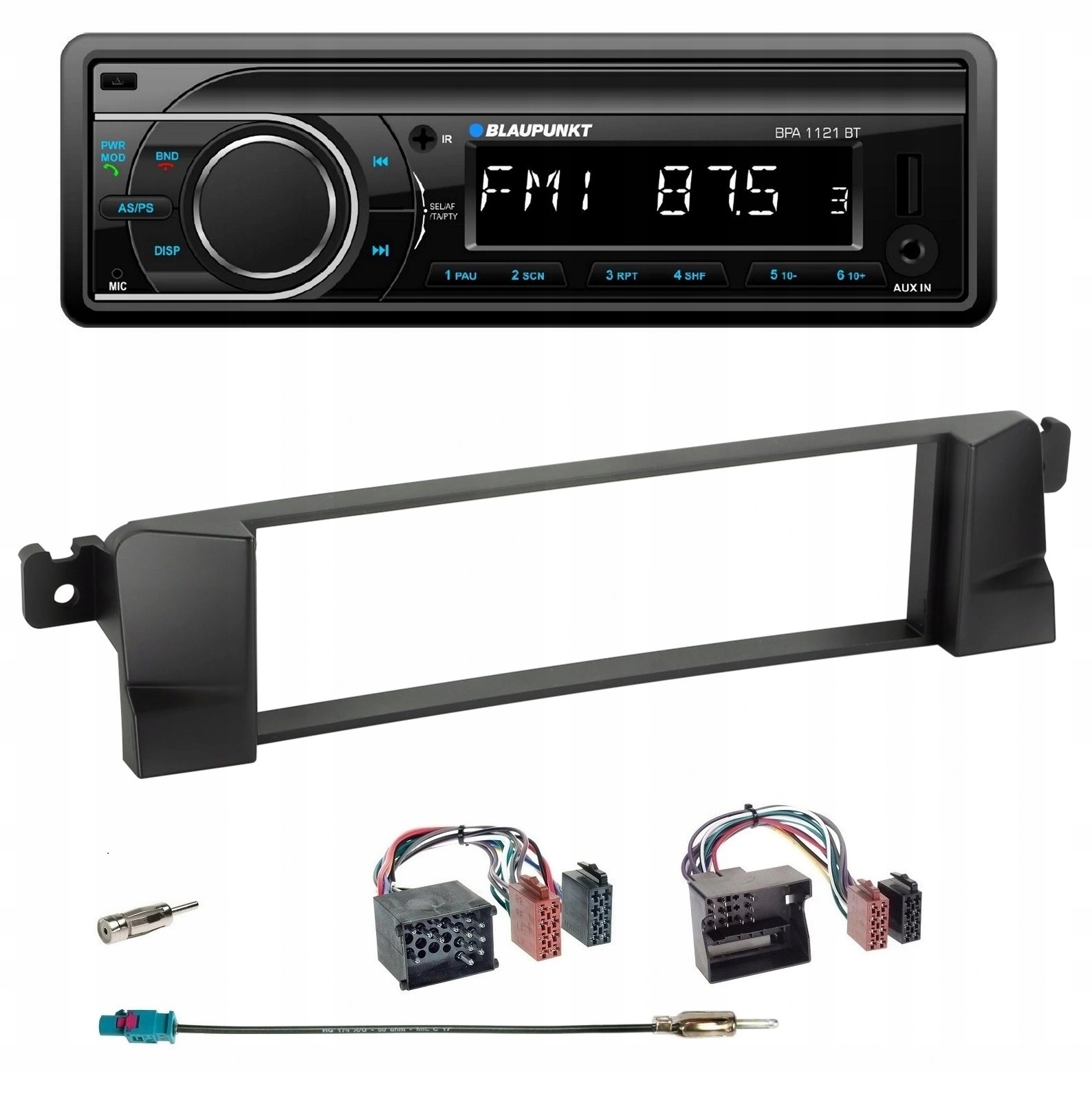 Automobilové rádio Usb Bluetooth Usb Bmw 3 E46 1998-2007 Blaupunkt BPA1121BT