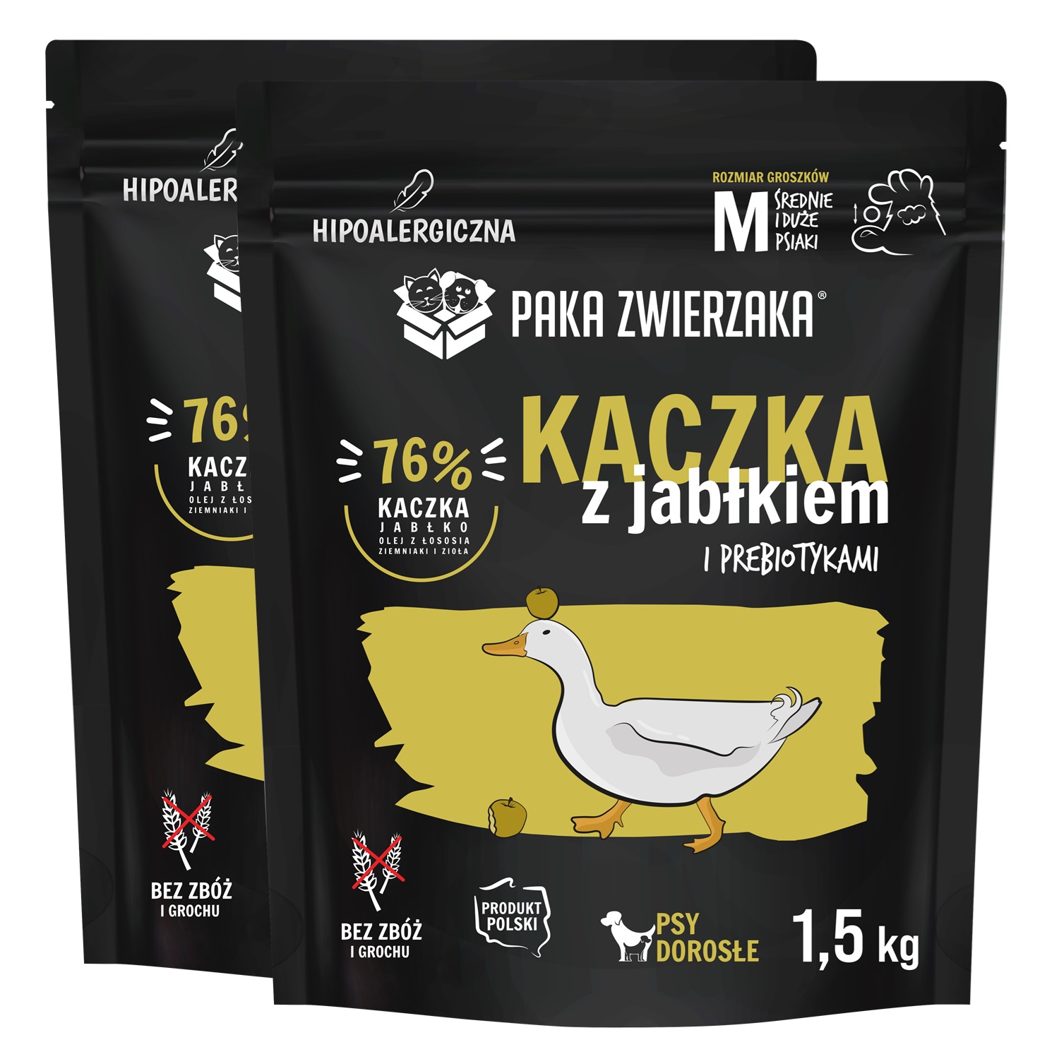 Levně Paka Zwierzaka Seventh Heaven Kachna s jablkem 2PAK 2x1,5 kg