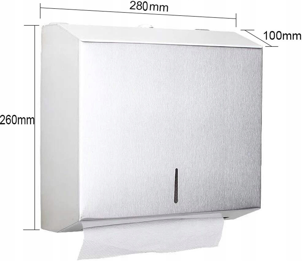 POJEMNIK DOZOWNIK PODAJNIK RĘCZNIKI ZZ NIERDZEWNEJ Wysokość produktu 260 cm