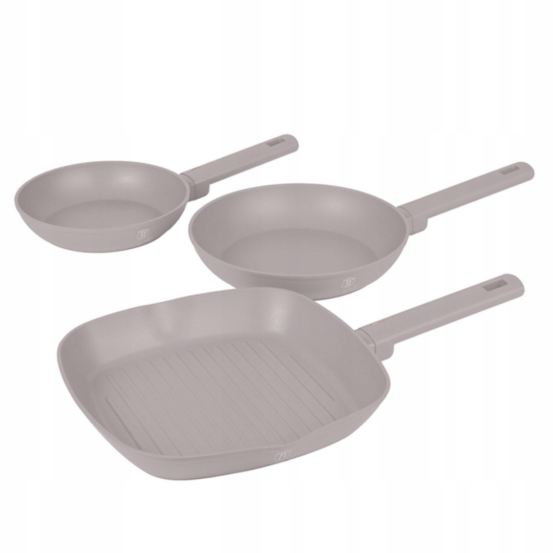 Sada 3 Titánových Panvíc Berlinger Haus BH-8109 Taupe