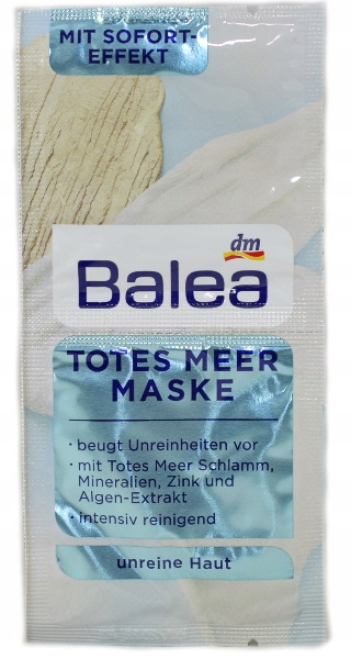 

Balea maseczka odżywiająca Morze Martwe 2 x 8 ml