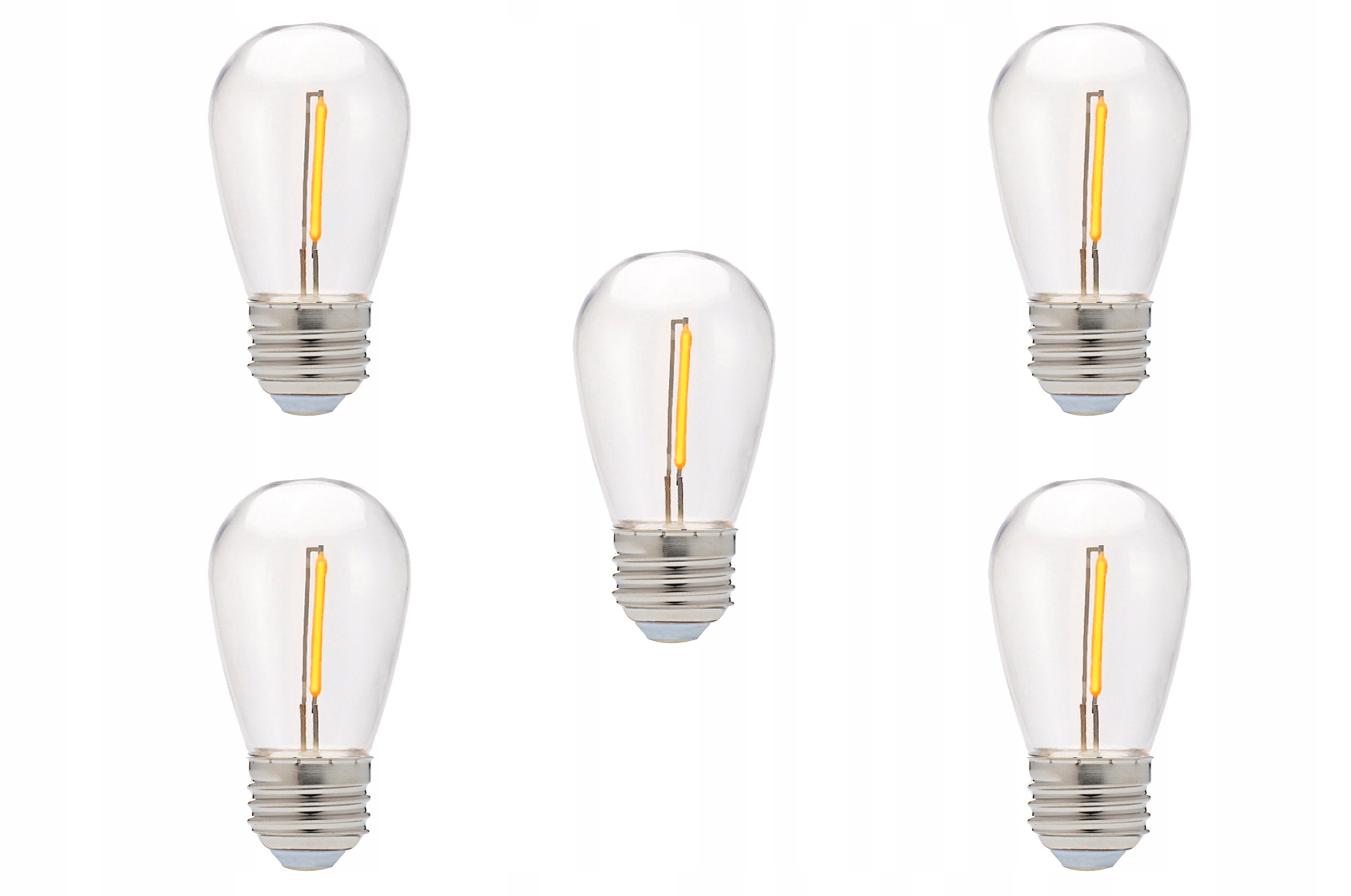 

Żarówka Filament Do Girland E27 1W Plastik 5PAK