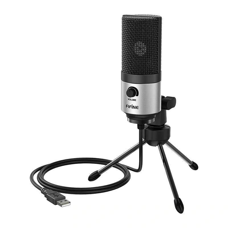 Kondenzátorový mikrofon Fifine K669BS (stříbrný)