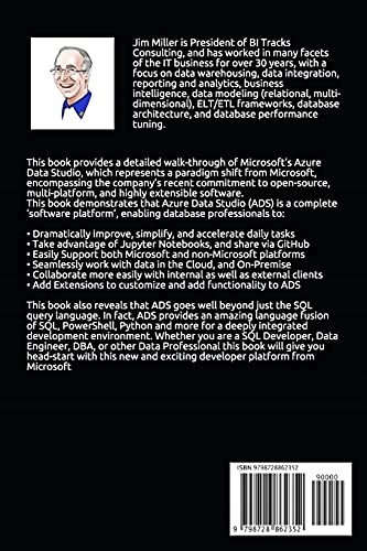 Miller, Jim Hands on Azure Data Studio: Microsoft's Open Platform for Data Język publikacji angielski