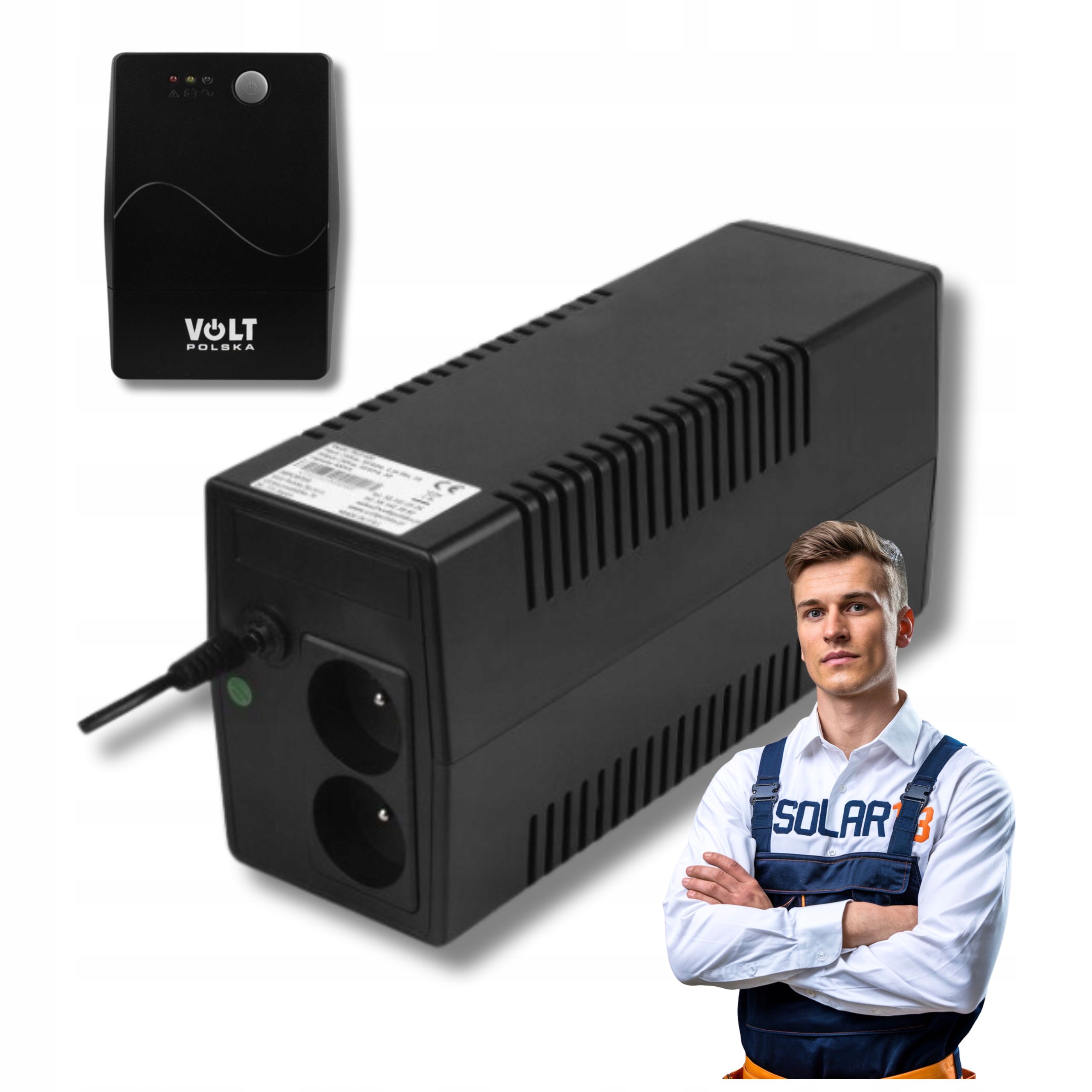 Záložní zdroj volt picoups 600va 360 W, podpora napájení 7 Ah