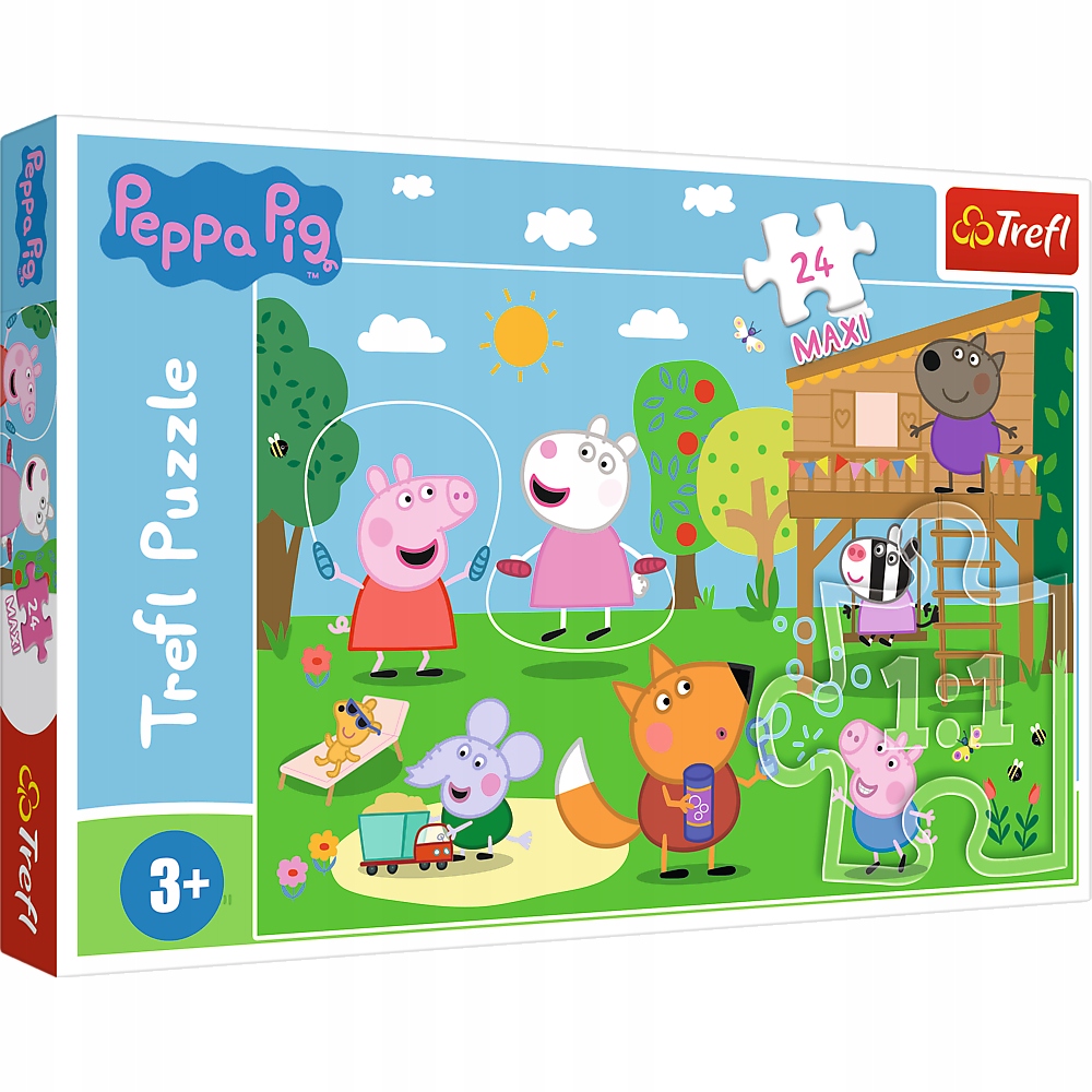 

Puzzle Maxi 24EL Zabawy Na Polanie Świnka Peppa