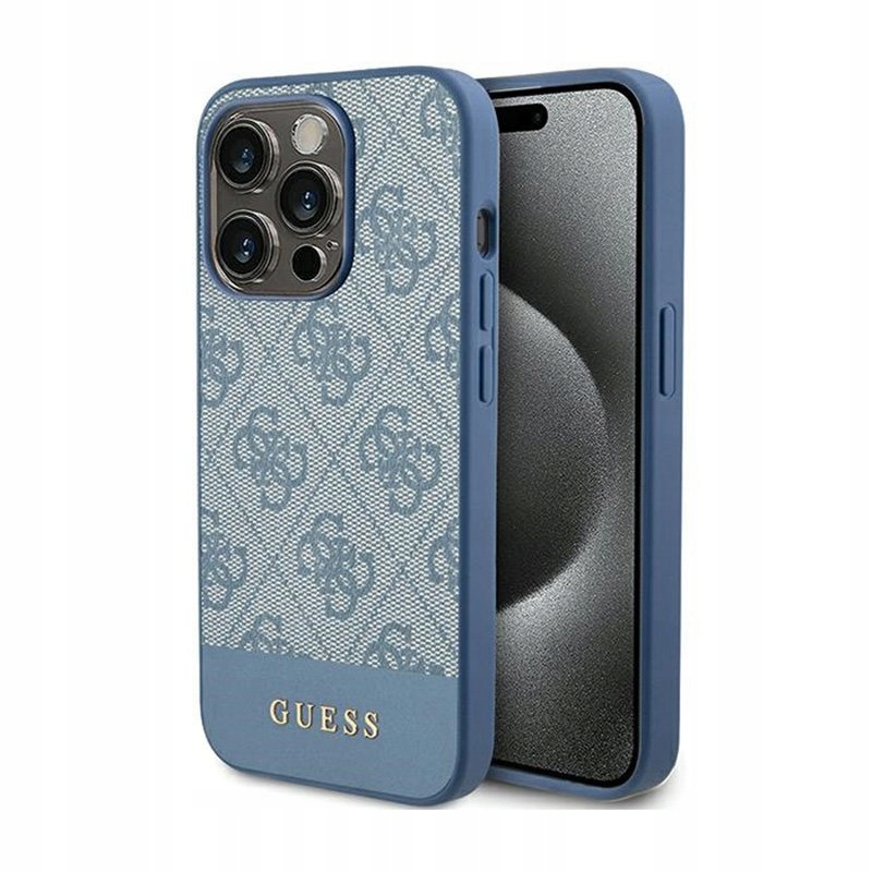 Guess 4G Metal Logo Collection Pouzdro pro iPhone 15 Pro