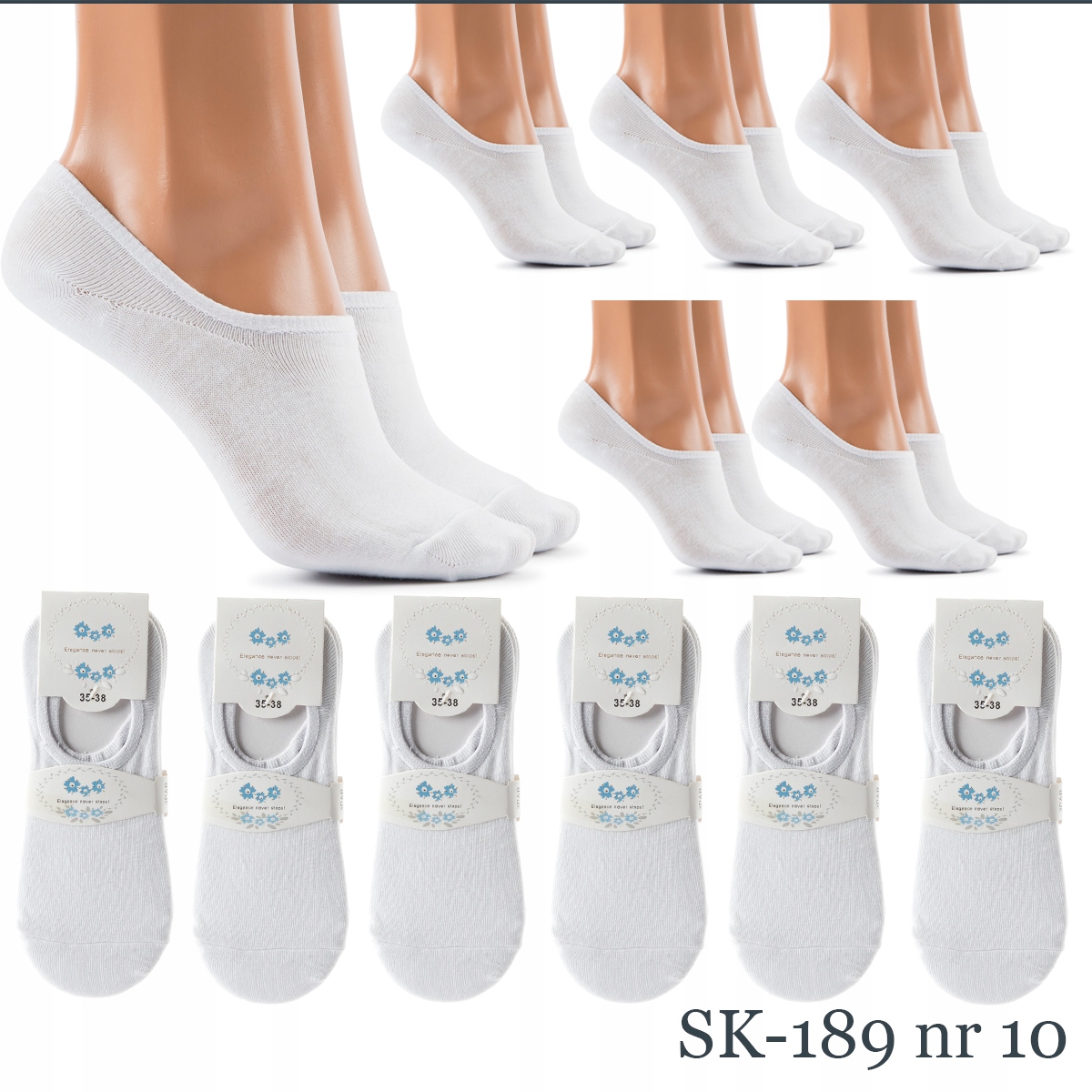 6 x ŚMIESZNE BAWEŁNIANE STOPKI SKARPETKI KOLOROWE Płeć kobieta