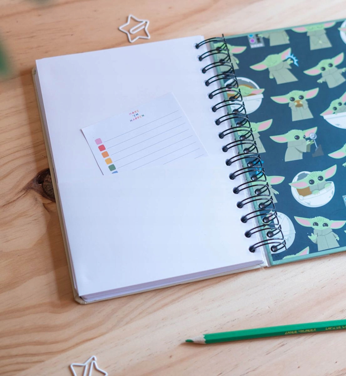 Star Wars The Mandalorian kropkowany notes A5 90k Kolor Odcienie brązu i beżu