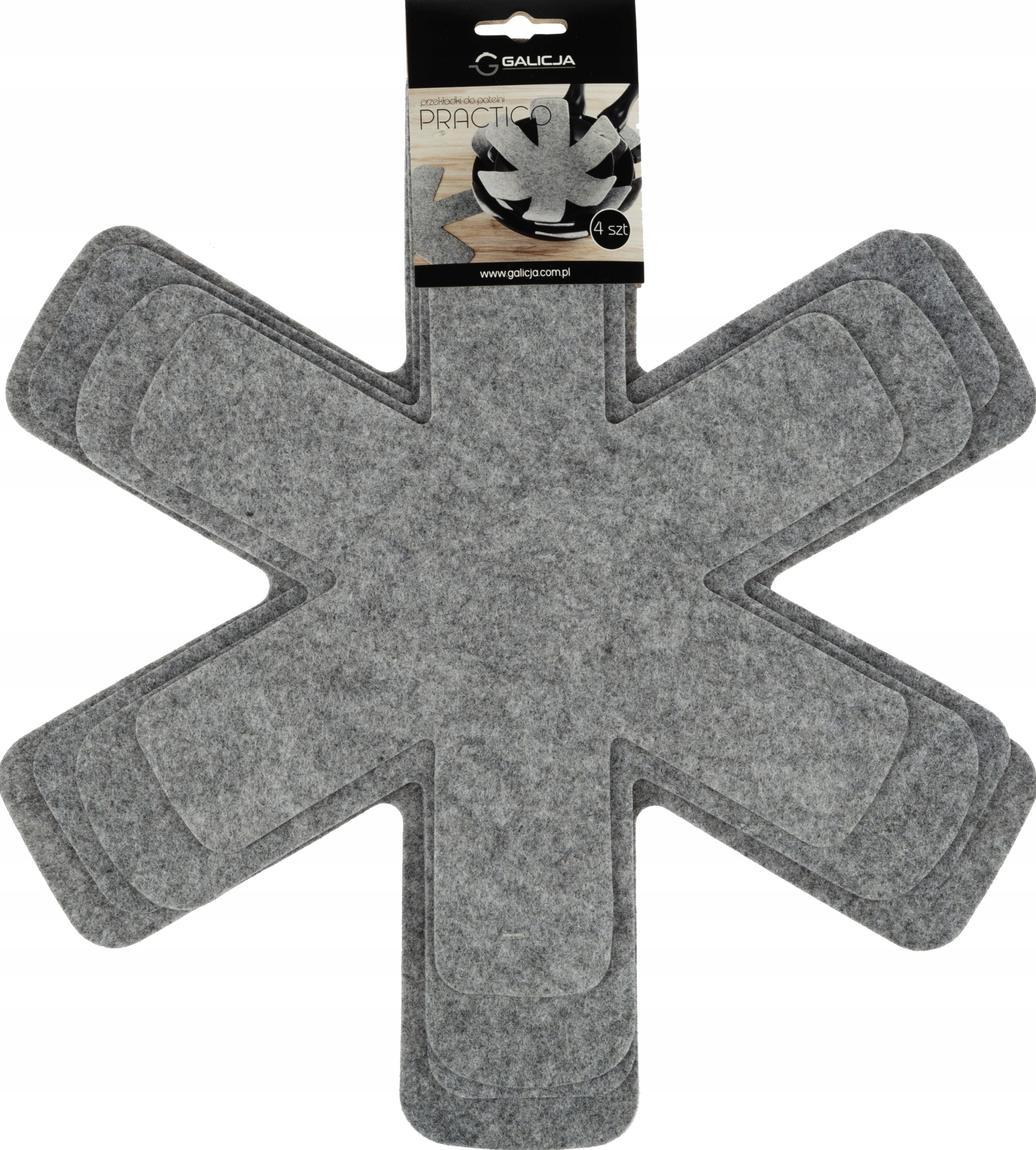 

Zestaw 4 Ochronnych Przekładek Do Patelni Garnków