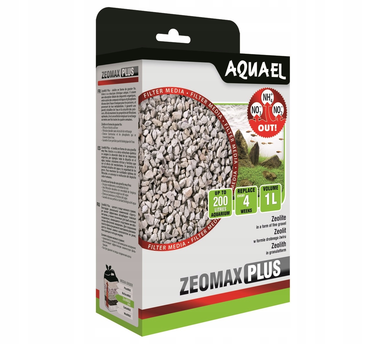 

Aquael Zeomax Plus 1L Wkład Na Azotany
