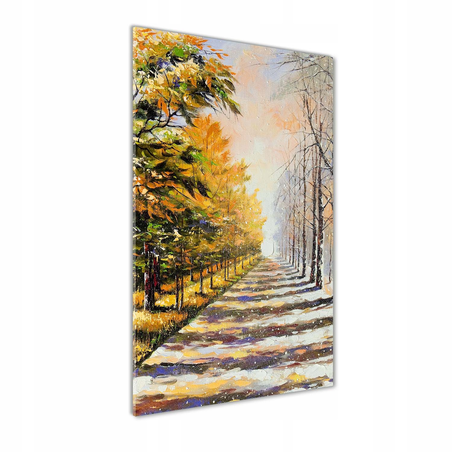 

Foto obraz szkło hartowane Zima i jesień 60x120 cm