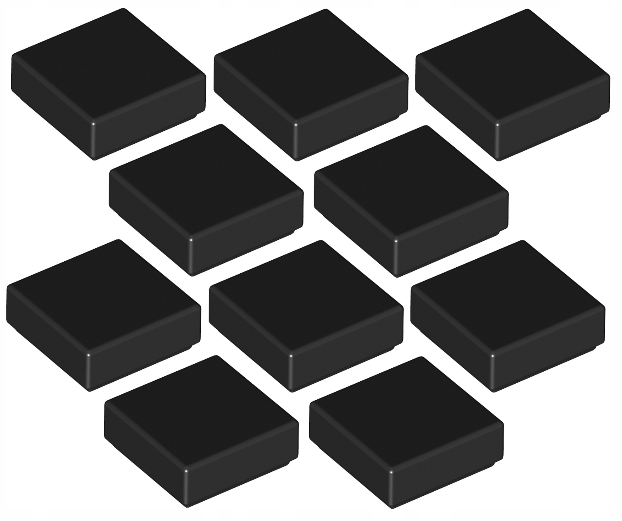 

Lego Płytka Płaska 1x1 Czarna (3070/307026) 10szt