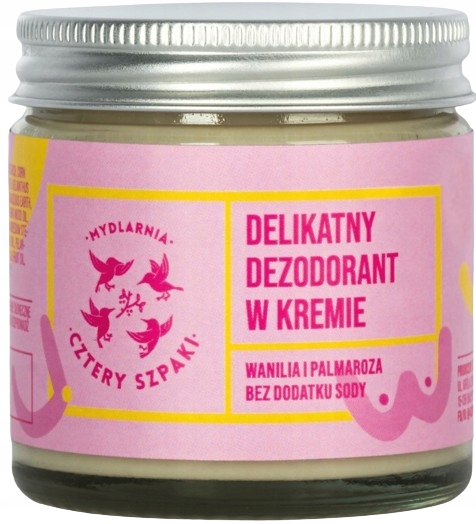 CZTERY SZPAKI Delikatny dezodorant w kremie Badaj Się 60 ml