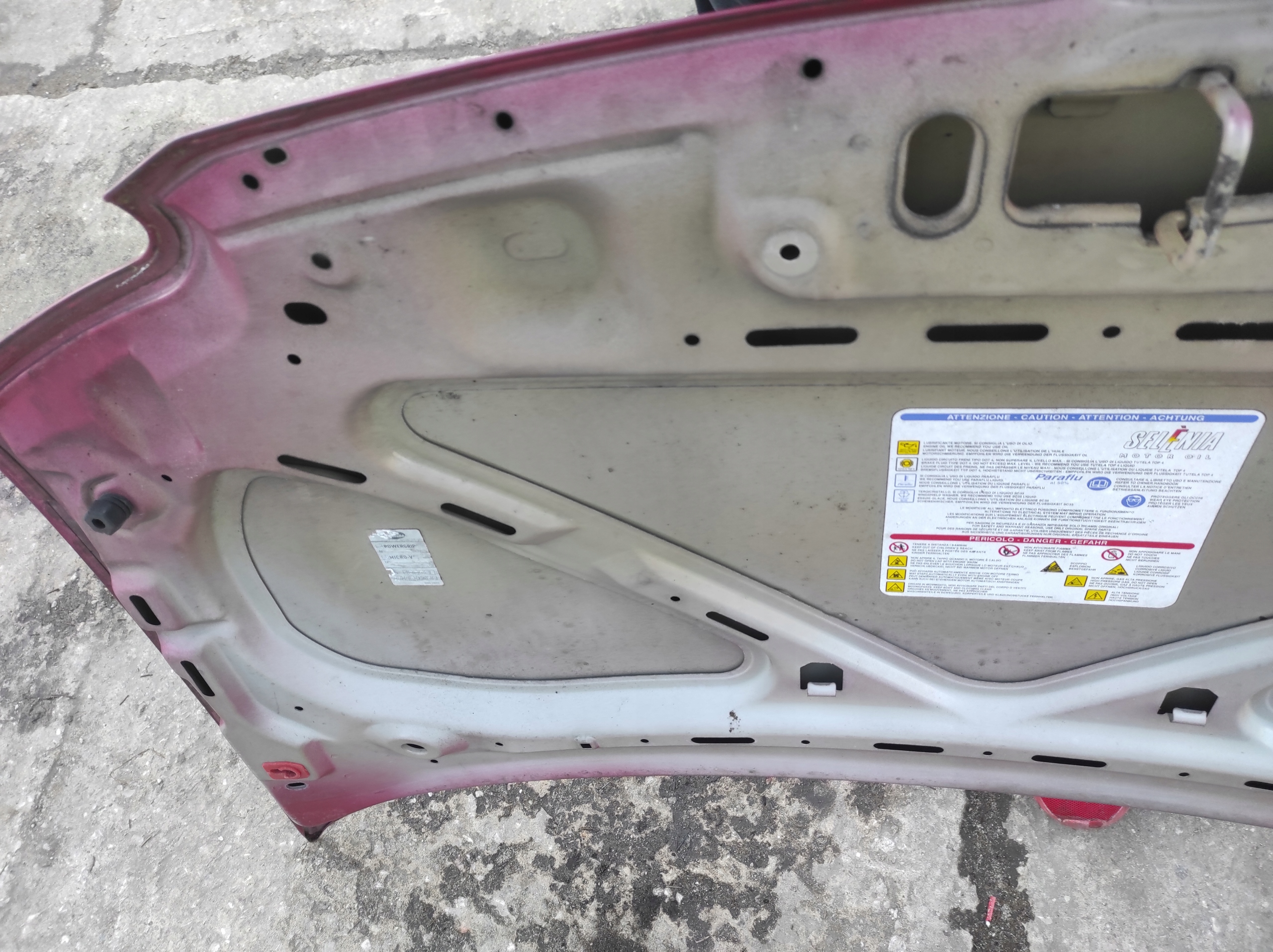 CAPOT FIAT PANDA 2 II DOLKI