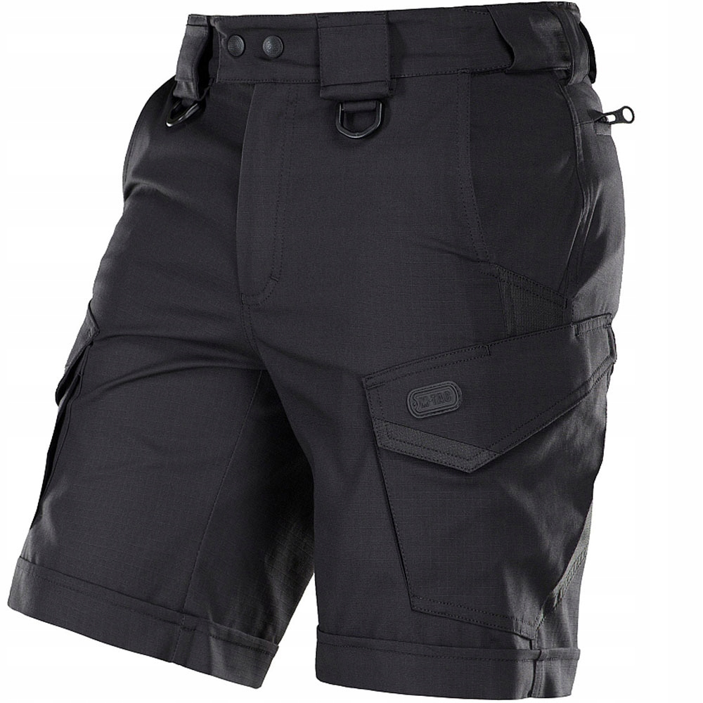 Pánské kraťasy vojenské kapsáče šortky M-Tac Aggressor Short Black XL