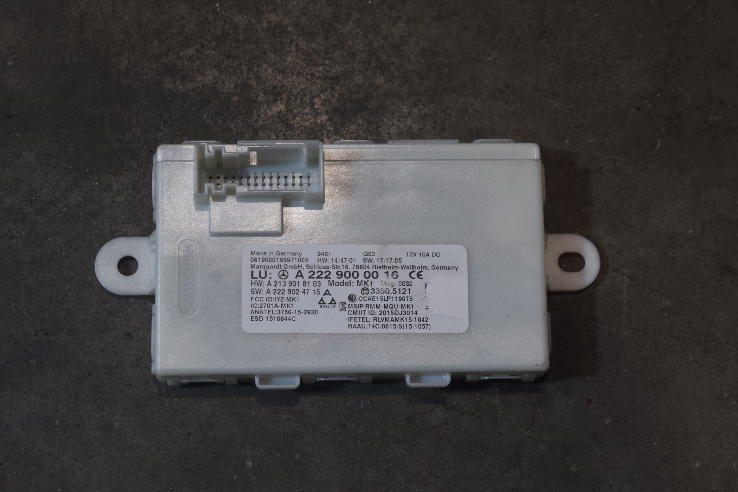 IDEALNY module control unit KEYLESS GO MERCEDES X290 1