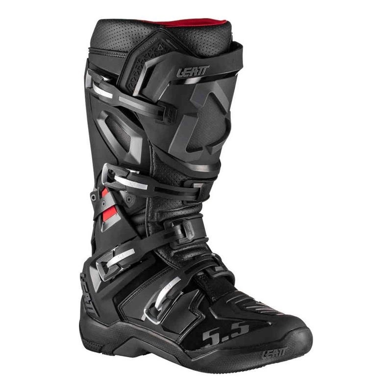 Crossové topánky Leatt 5.5 Flexlock Black čierne Darčeky