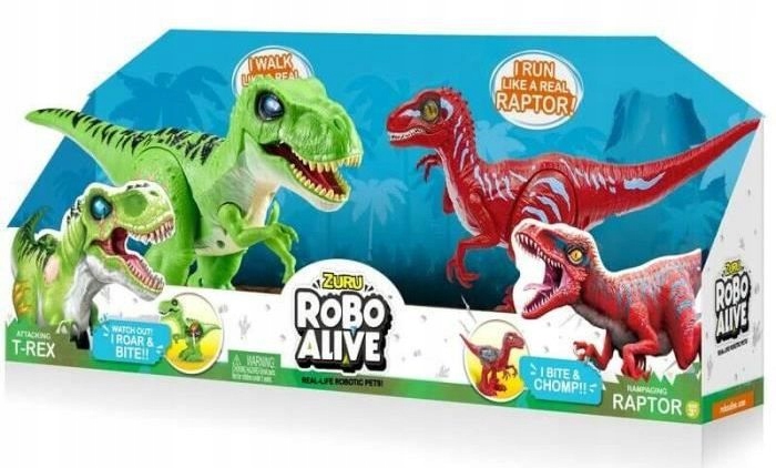 

Zuru Robo Alive 2w1 Dinozaur Raptor i T-Rex