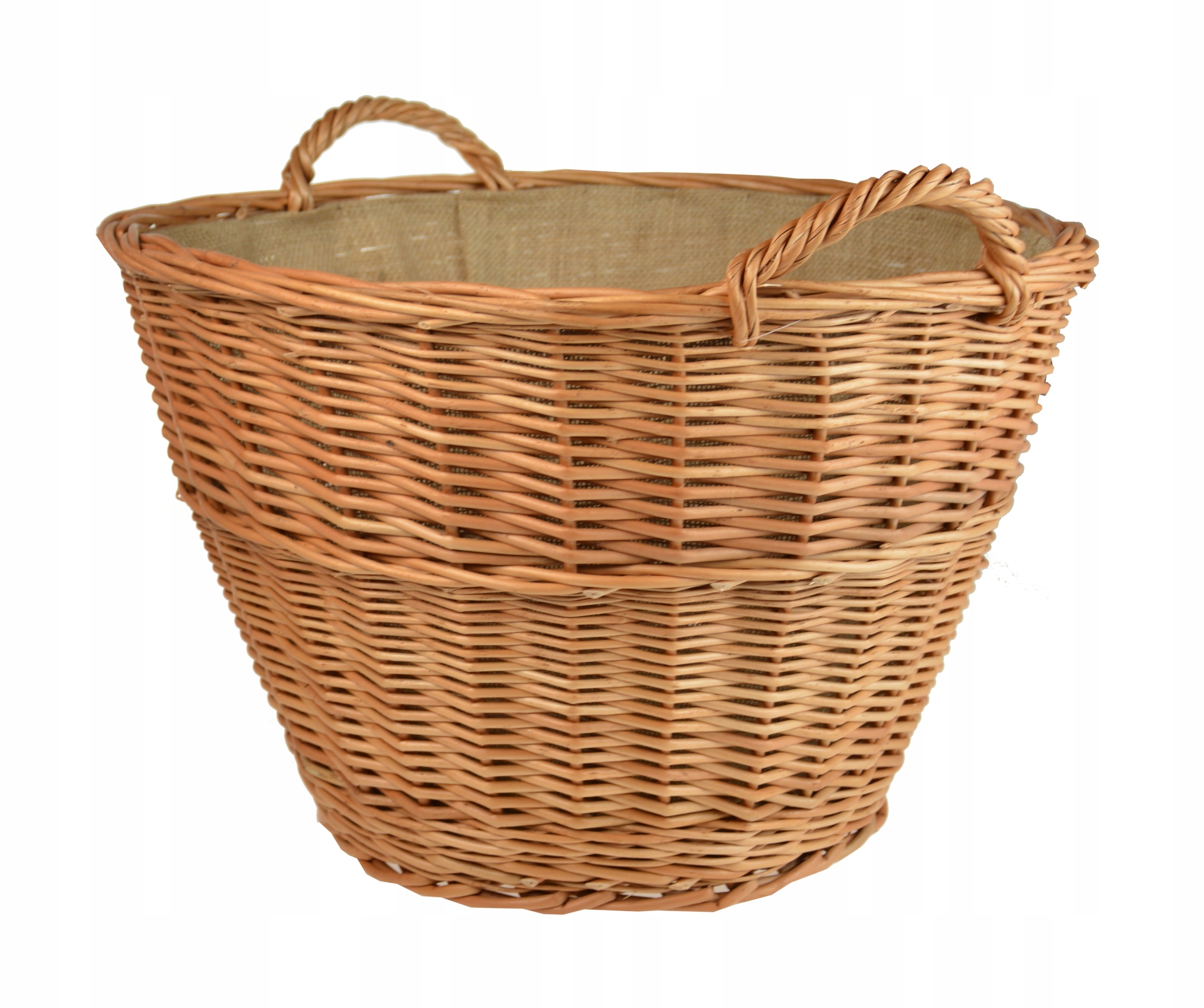 Wiklinowy KOSZ NA DREWNO GOSPODARSKI JUTA 45 cm Rodzaj kosz