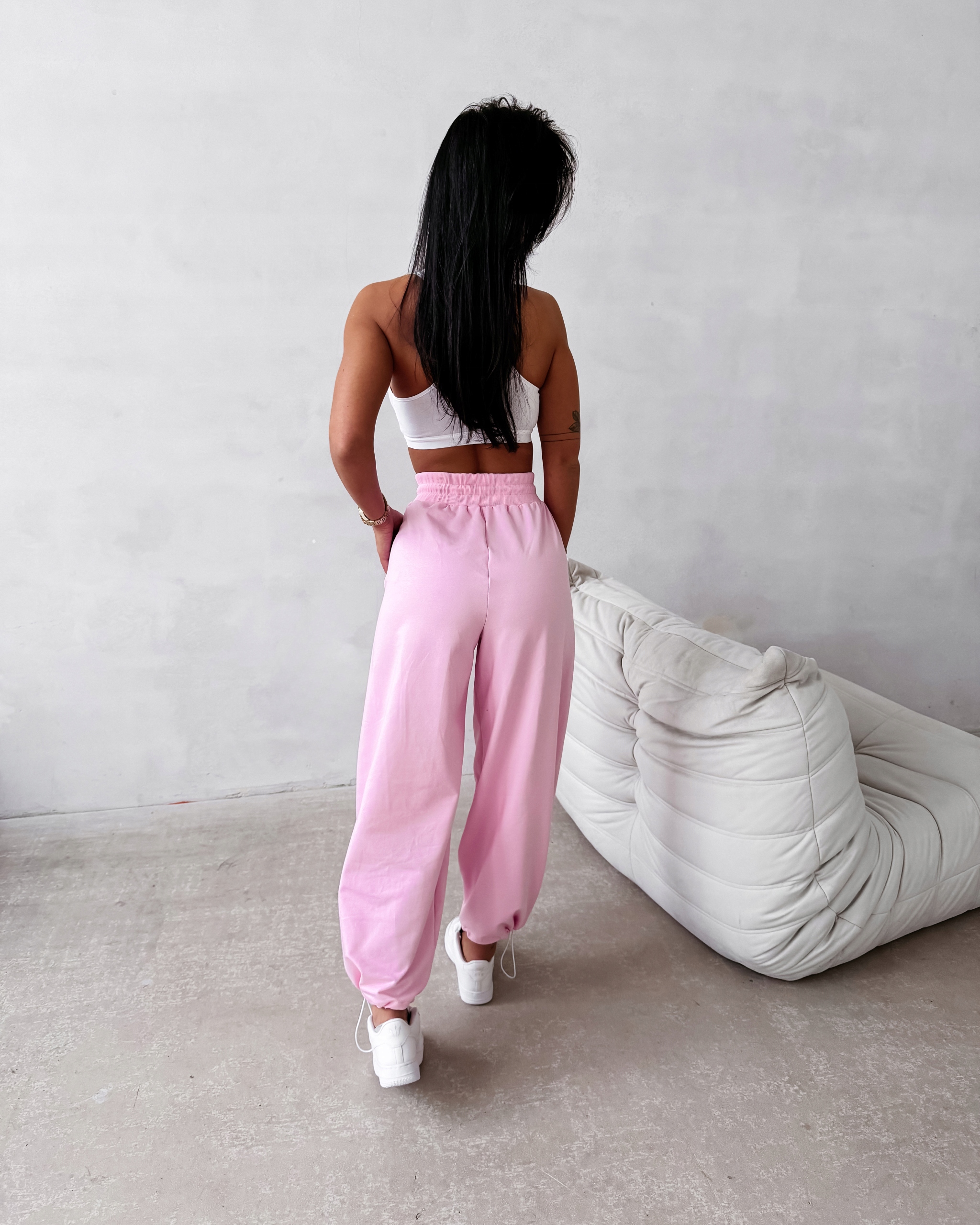 Dámské Kalhoty Olavoga Nest Pudrová Růžová M