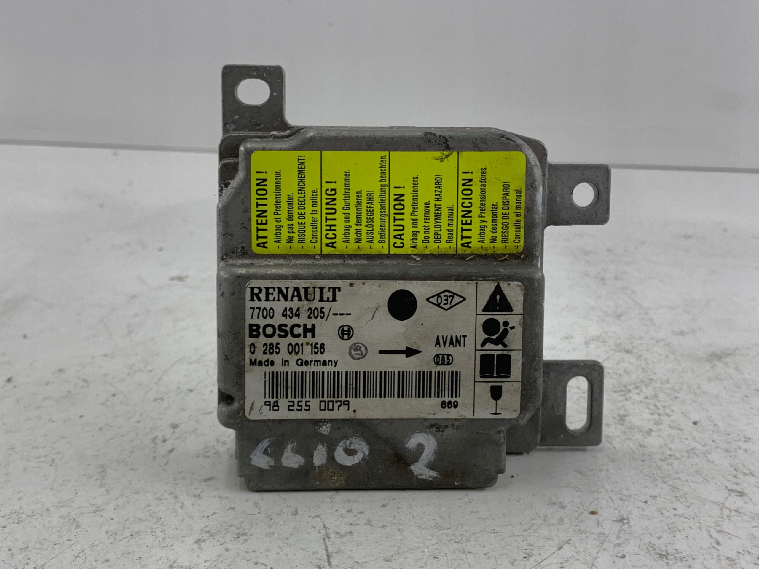 RENAULT CLIO II SENSOR module airbag 7700434205