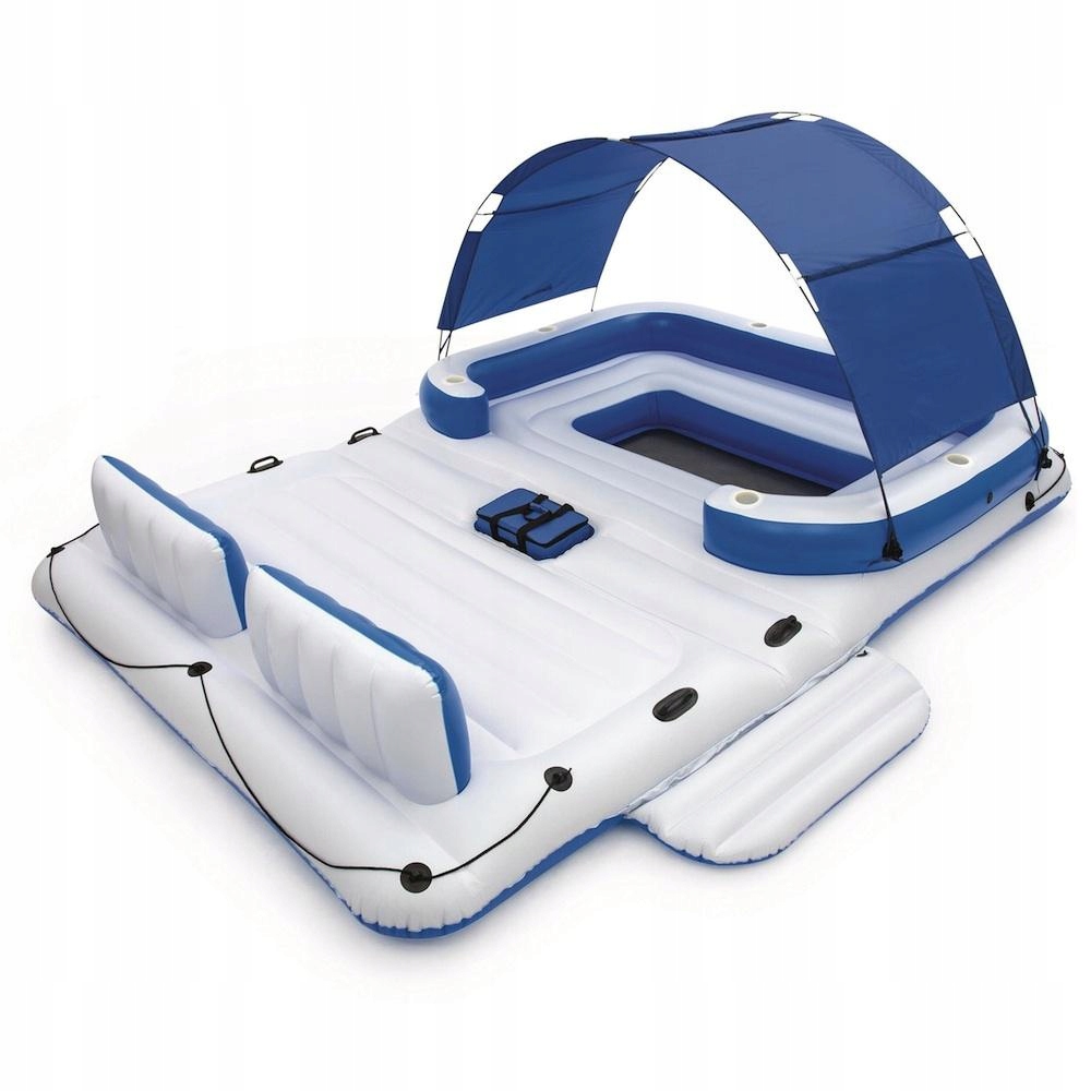 Dmuchany Materac Wyspa 389 x 274 cm Bestway 43105 Wysokość 73 cm