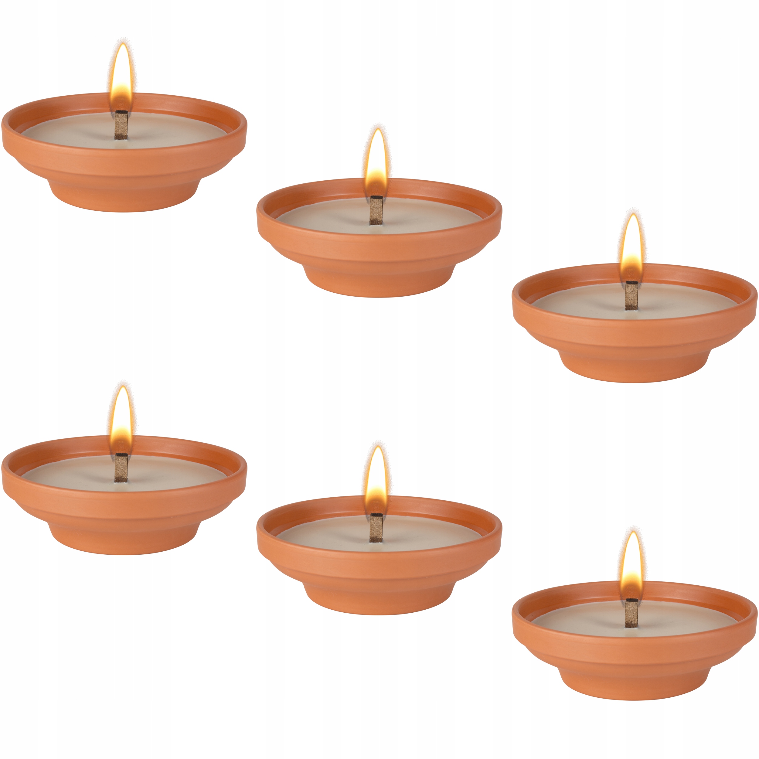 Otevřená Retro Hřbitovní Svíčka Svíčka Bispol C004 6 Ks ks. Kapacita, Účinná, Hořící 8 Hodin