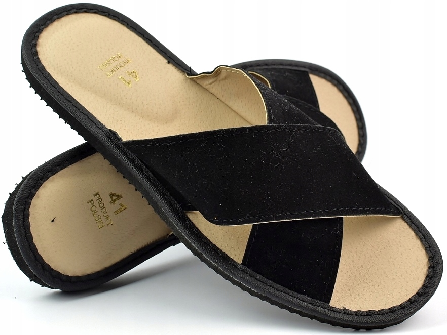 KAPCIE PANTOFLE KLAPKI DOMOWE DAMSKIE CIAPY r. 36 - 23 cm