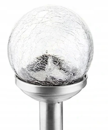 LAMPA SOLARNA RGB LED LAMPKA OGRODOWA KULA SOLAR Marka Polux