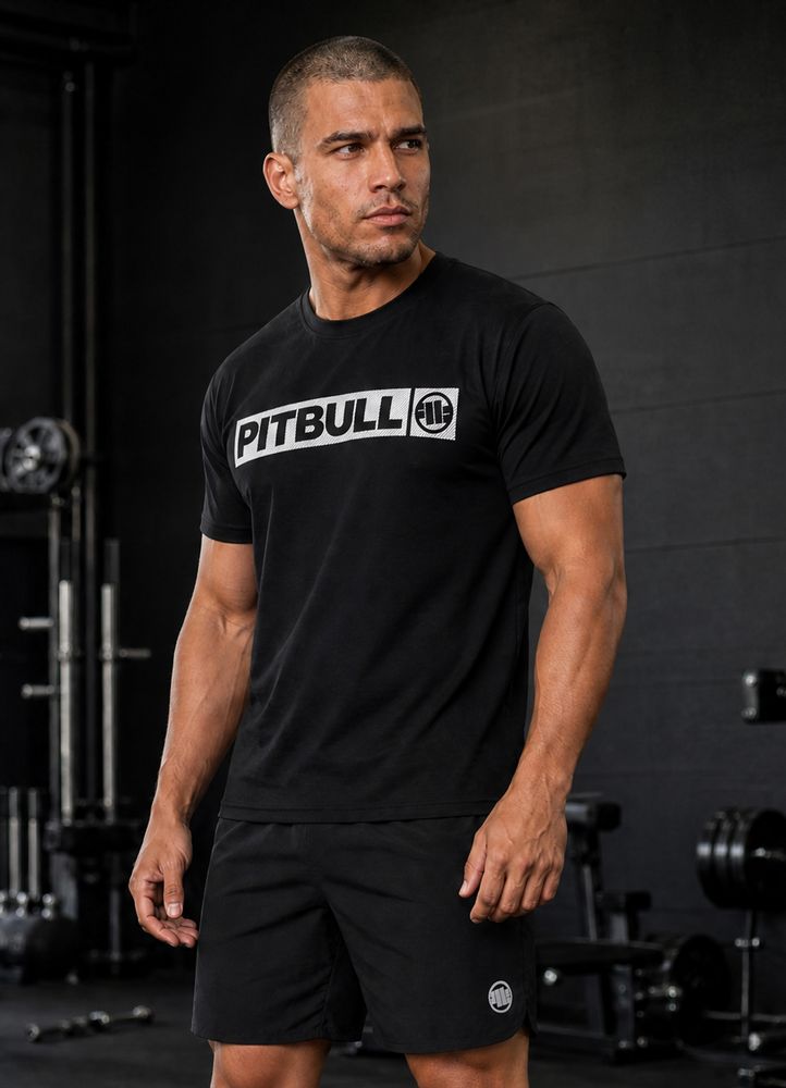 Męska Koszulka Casual Sport Pitbull techniczna sportowa oddychająca Hilltop