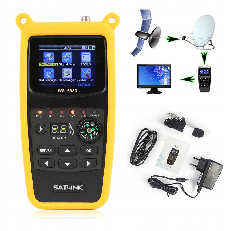 Satelitní měřič Satlink WS-6933 Hd