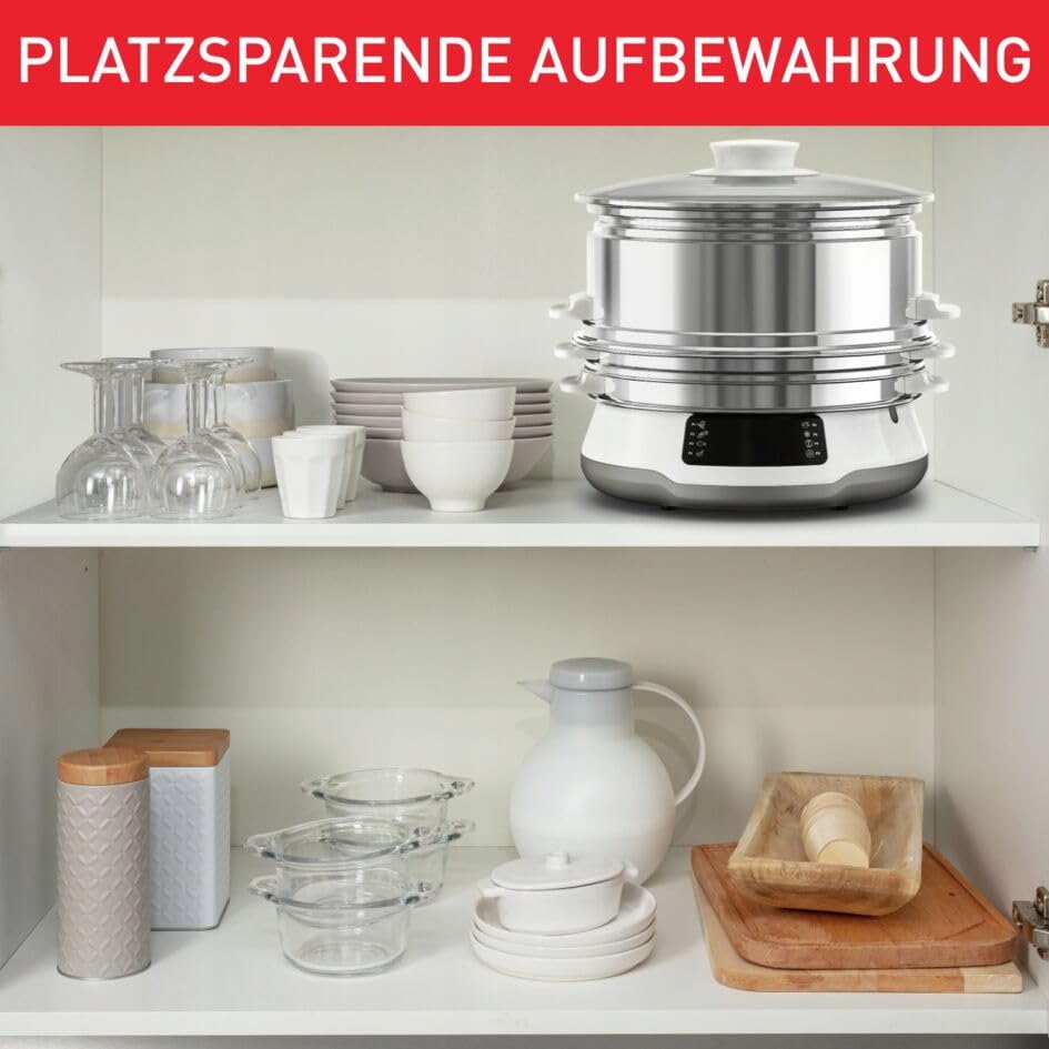 TEFAL Convenient Series Parowar Dotykowy 8 Programów Stal Nierdzewna — miniatura 6